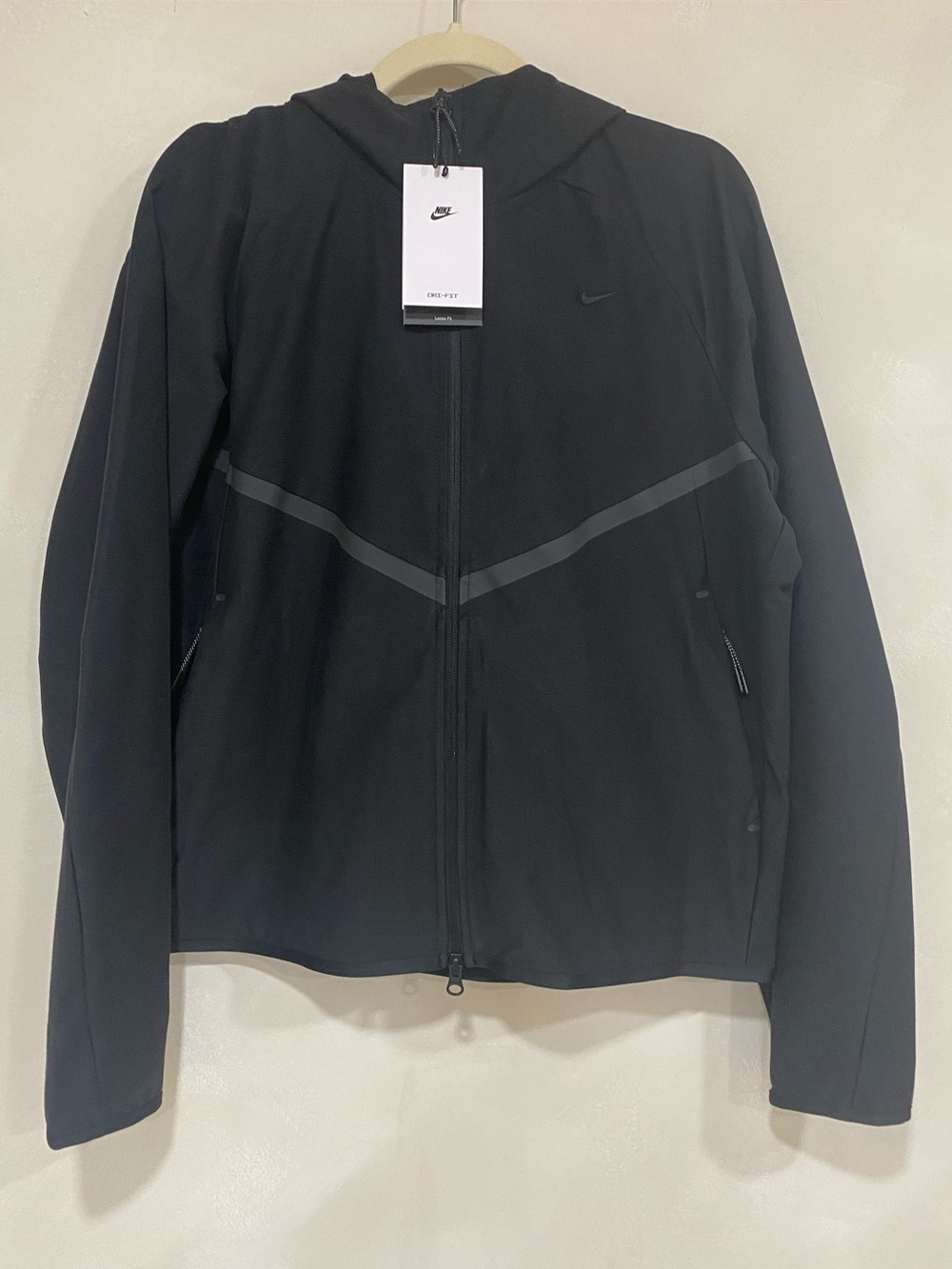 Nike Nike Men's Tech Shori Knit Windrunner Full-Zip Jacket Black Small NWT